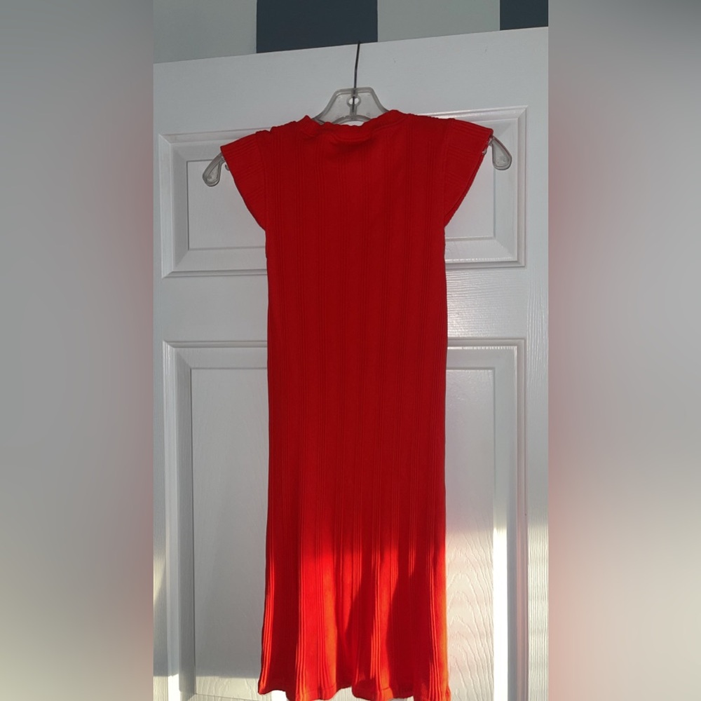Red zara dress